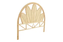 Miliboo Dekoratives Bettkopfteil aus Rattan B160 cm NALAH* Bett-kopfteile