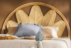 Miliboo Dekoratives Bettkopfteil aus Rattan B160 cm NALAH* Bett-kopfteile