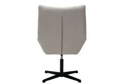 Miliboo Design Sessel im beigen strukturiertem Samtdesign drehbar KING* Design-sessel|Sessel