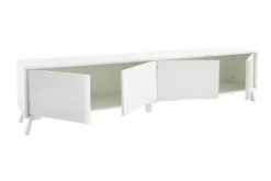 Miliboo Design TV-Möbel mit weißer Hochglanzoberfläche L205 cm NEMA* Tv-lowboards