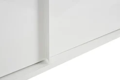 Miliboo Design TV-Möbel mit weißer Hochglanzoberfläche L205 cm NEMA* Tv-lowboards