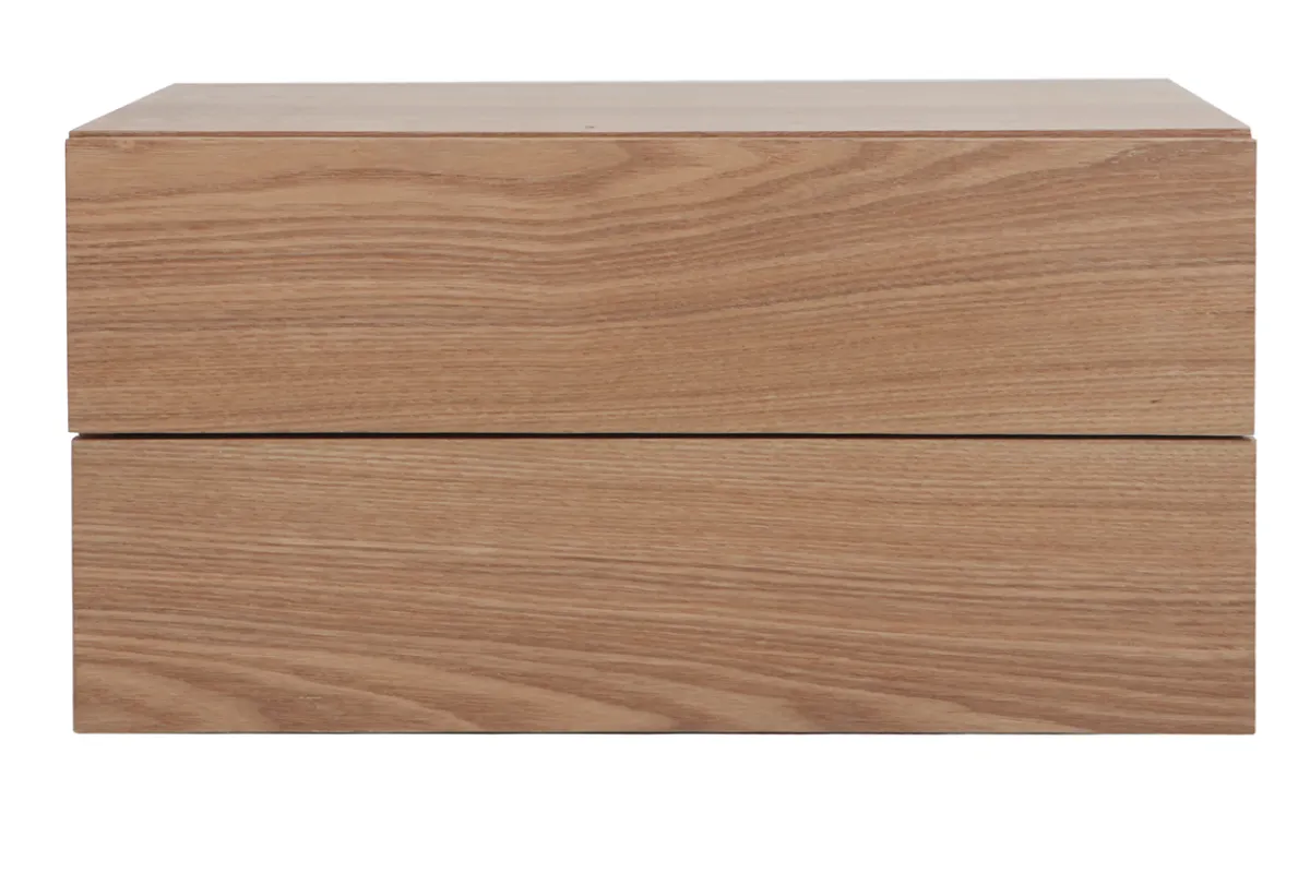 Miliboo Design-Ablagekasten Holz 2 Schubladen MAX* Design-schreibtische|Aufbewahrung Büro
