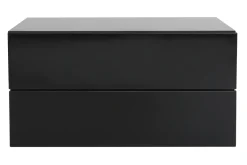 Miliboo Design-Ablagekasten Schwarz 2 Schubladen MAX* Design-schreibtische|Aufbewahrung Büro