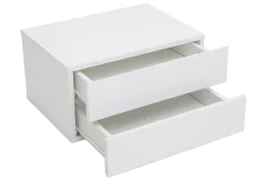 Miliboo Design-Ablagekasten Weiß 2 Schubladen MAX* Design-schreibtische|Aufbewahrung Büro