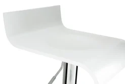 Miliboo Design-Barhocker / Küchenhocker Weiß SURF* Barhocker