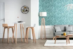 Miliboo Design-Barhocker / -stuhl Holz naturell skandinavisch BALTIK* Barhocker