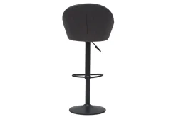 Miliboo Design-Barhocker aus grauem Stoff IZAAC* Barhocker