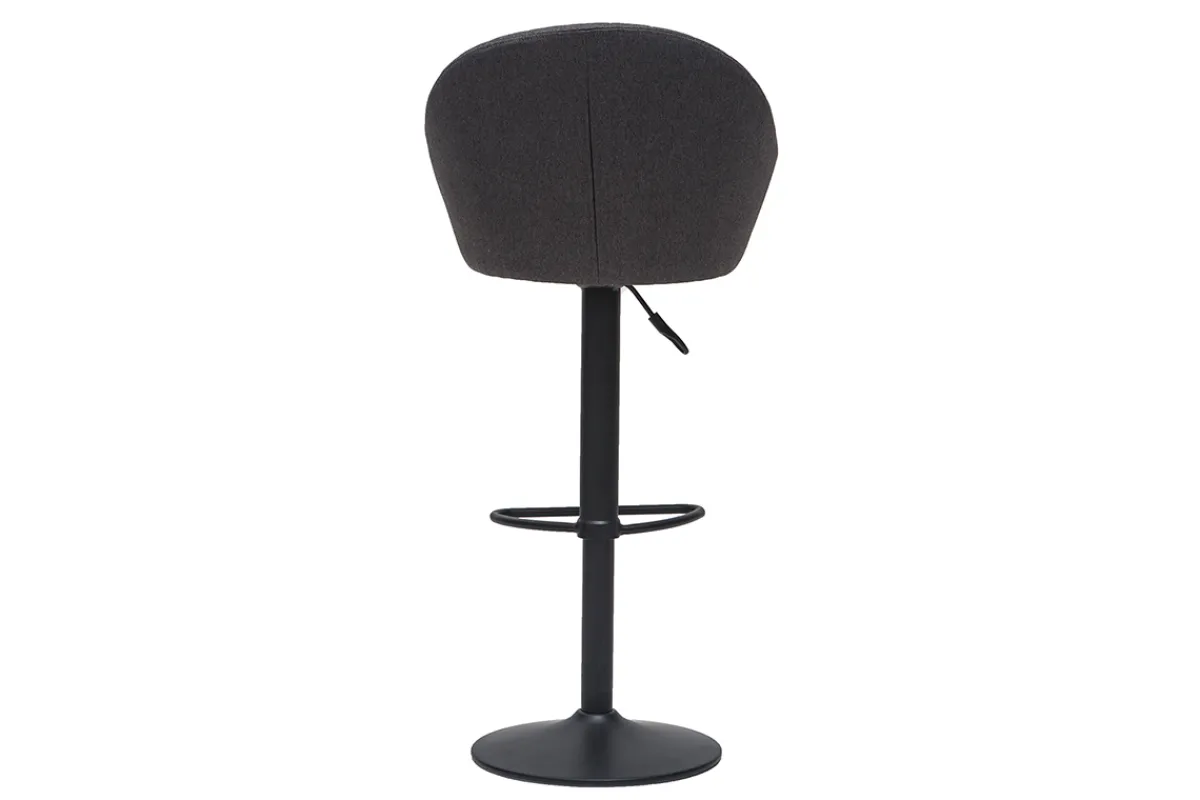 Miliboo Design-Barhocker aus grauem Stoff IZAAC* Barhocker