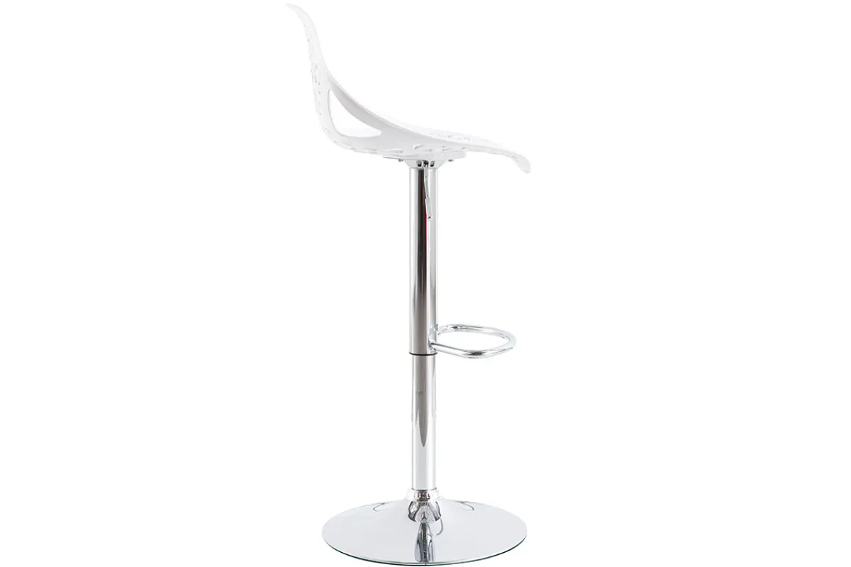 Miliboo Design-Barhocker Barock Weiß 2er Set BAROCCA.* Barhocker