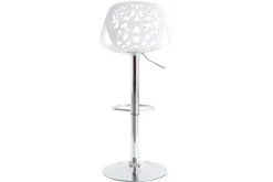 Miliboo Design-Barhocker Barock Weiß 2er Set BAROCCA.* Barhocker