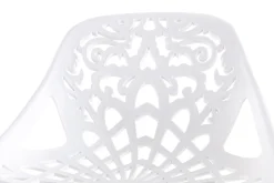 Miliboo Design-Barhocker Barock Weiß 2er Set BAROCCA.* Barhocker
