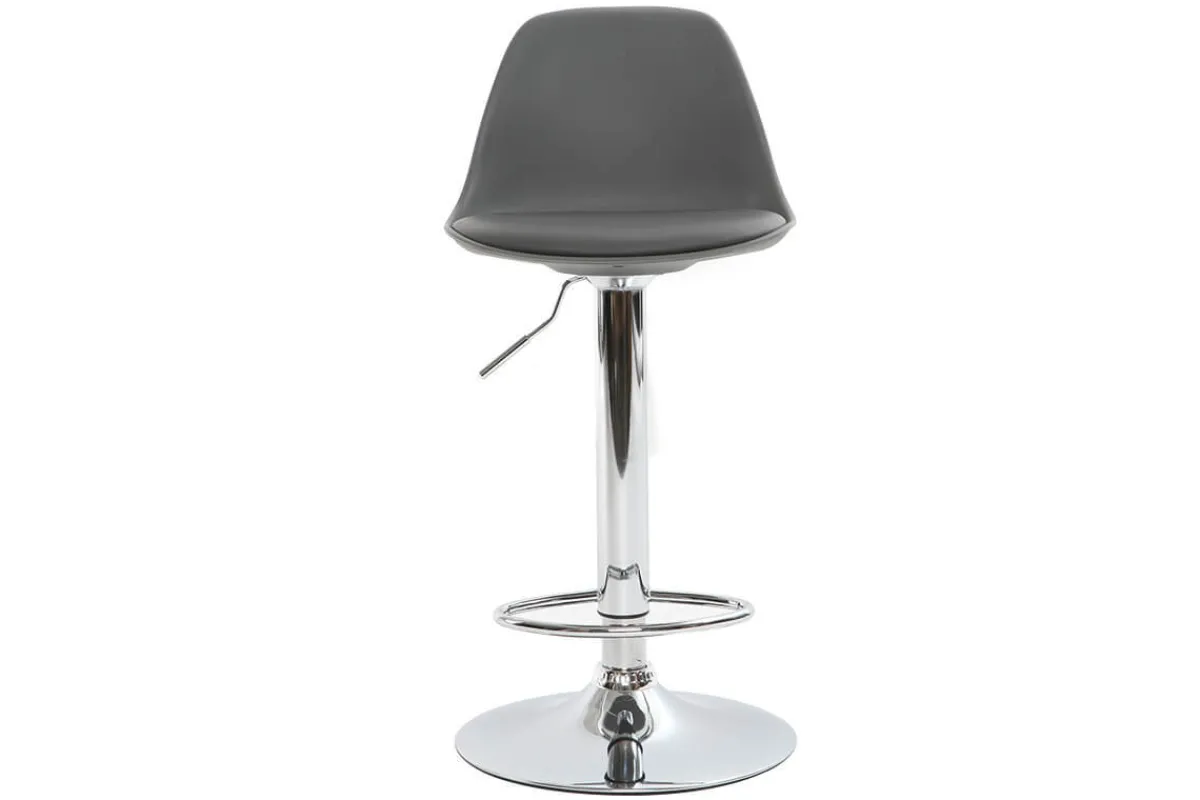 Miliboo Design-Barhocker Grau 2er-Set STEEVY* Barhocker