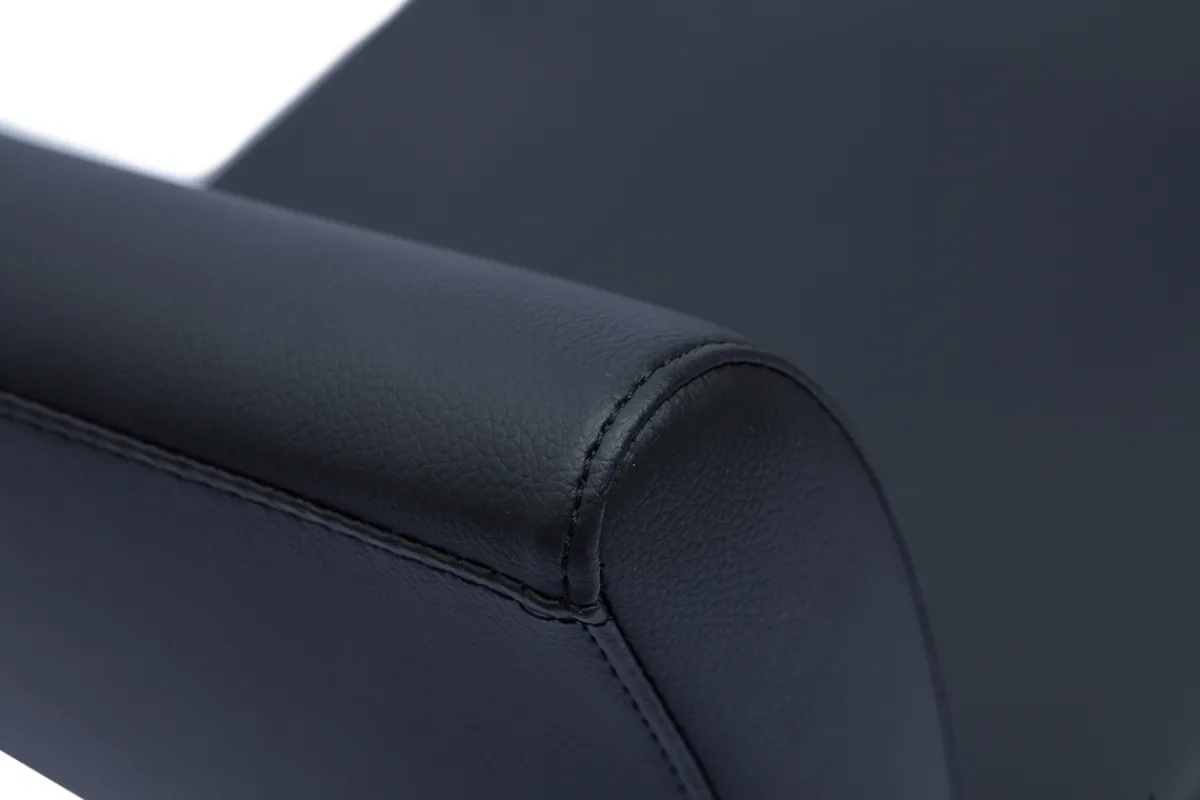 Miliboo Design-Barhocker höhenverstellbar schwarz gebürsteter Edelstahl SHEINA* Barhocker