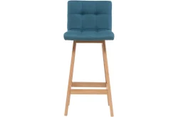 Miliboo Design-Barhocker Holz und Blaugrün 65 cm 2 Stck. KLARIS* Barhocker