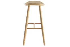 Miliboo Design-Barhocker leichtes Holz 65 cm DEMORY* Barhocker