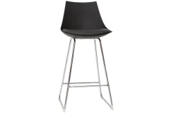 Miliboo Design-Barhocker schwarz 65 cm (2er-Satz) JUNE* Barhocker