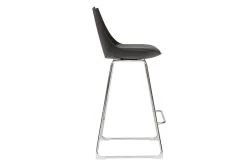 Miliboo Design-Barhocker schwarz 65 cm (2er-Satz) JUNE* Barhocker