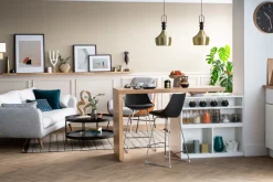 Miliboo Design-Barhocker schwarz 65 cm (2er-Satz) JUNE* Barhocker