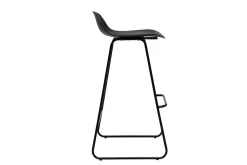 Miliboo Design-Barhocker schwarz 2er-Set ELLA* Barhocker