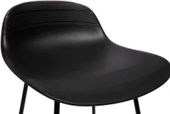 Miliboo Design-Barhocker schwarz 2er-Set ELLA* Barhocker