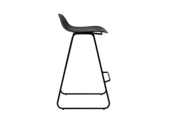 Miliboo Design-Barhocker schwarz (2er-Satz) ELLA* Barhocker