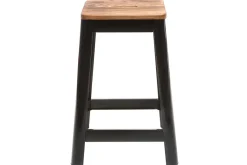 Miliboo Design-Barhocker Schwarz H 65 cm NICK* Barhocker