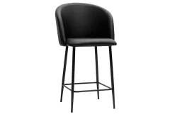 Miliboo Design-Barhocker schwarz H68 cm VANITY* Barhocker