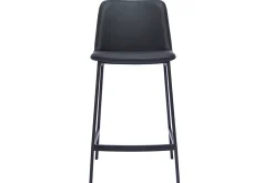 Miliboo Design-Barhocker schwarz H 66 cm (2er-Set) ARSENE* Barhocker