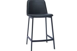 Miliboo Design-Barhocker schwarz H 66 cm (2er-Set) ARSENE* Barhocker