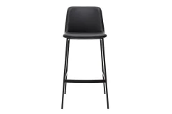 Miliboo Design-Barhocker schwarz H75 cm (2er-Set) ARSENE* Barhocker