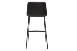 Miliboo Design-Barhocker schwarz H75 cm (2er-Set) ARSENE* Barhocker