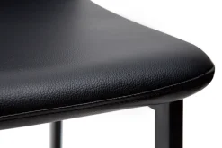 Miliboo Design-Barhocker schwarz H75 cm (2er-Set) ARSENE* Barhocker
