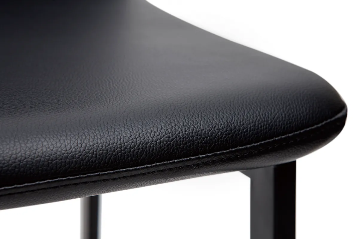 Miliboo Design-Barhocker schwarz H75 cm (2er-Set) ARSENE* Barhocker