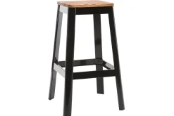 Miliboo Design-Barhocker Schwarz H 75 cm NICK* Barhocker