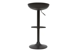 Miliboo Design-Barhocker Schwarz mit Metallbeinen (2 Stk.) PEBBLE* Barhocker