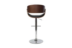 Miliboo Design-Barhocker Schwarz und Holz DIOS* Barhocker