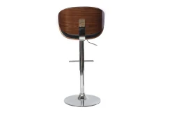 Miliboo Design-Barhocker Schwarz und Holz WALNUT* Barhocker