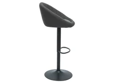 Miliboo Design-Barhocker verstellbar anthrazitgrau 2er-Set SHERU* Barhocker