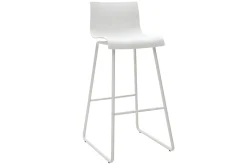 Miliboo Design-Barhocker Weiß 76 cm (2er-Set) ONA* Barhocker