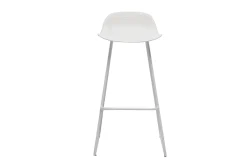 Miliboo Design-Barhocker Weiß 2er-Set ELLA* Barhocker