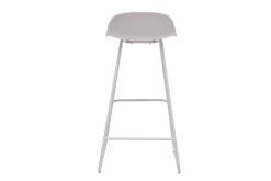 Miliboo Design-Barhocker Weiß 2er-Set ELLA* Barhocker