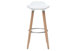 Miliboo Design-Barhocker Weiß skandinavisch 2er-Set GILDA* Barhocker