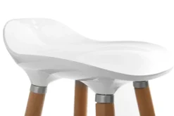Miliboo Design-Barhocker Weiß skandinavisch 2er-Set GILDA* Barhocker
