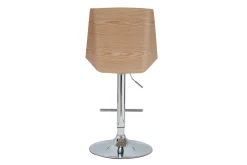 Miliboo Design-Barhocker weiß und helles Holz MELKIOR* Barhocker