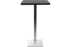 Miliboo Design-Bartisch Viereck Schwarz Mittelfuß JORY* Bartische/ Bar