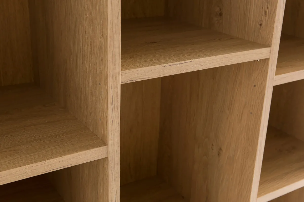 Miliboo Design-Bücherregal Holz eichefarben RYTHM* Bücherregale|Bücherregale