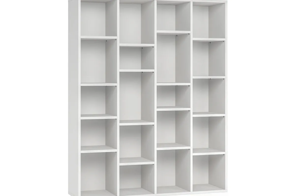 Miliboo Design-Bücherregal Holz Weiß RYTHM* Bücherregale|Bücherregale