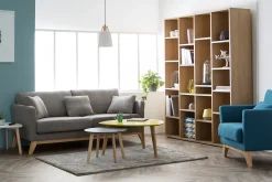 Miliboo Design-Bücherregal Holz Weiß RYTHM* Bücherregale|Bücherregale