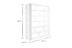 Miliboo Design-Bücherregal Weiß MUSSO* Bücherregale|Bücherregale