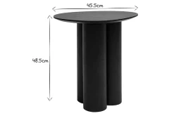 Miliboo Design-Beistelltisch Schwarz HOLLEN* Couchtische|Beistelltische